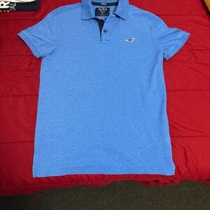 Hollister Men's Classic Blue Polo
